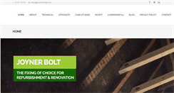 Desktop Screenshot of joynerbolt.co.uk